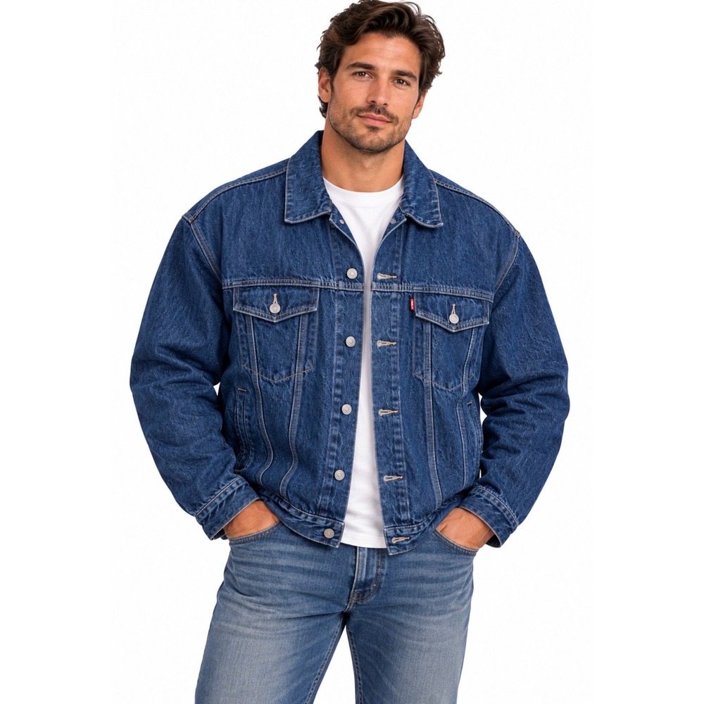 Levis Trucker Denim Jacket Mens Size 3XL Workwear Heritage Americana Classic